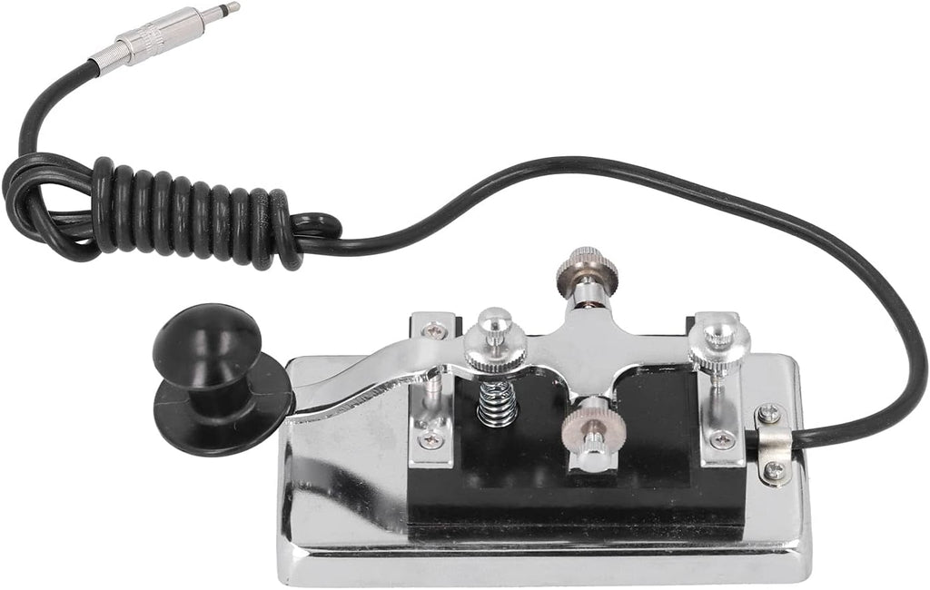 CW Telegraph Key Stainless Steel DIY Radio Teaching K4 a7
