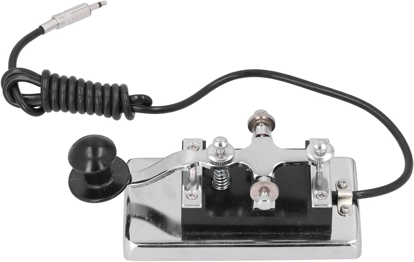 CW Telegraph Key Stainless Steel DIY Radio Teaching K4 a7