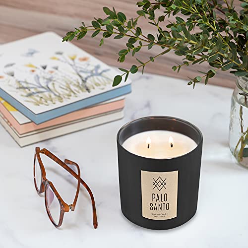 Matte Scented Candle Oud Tobacco 14oz Soy Blend Jar Home Office a7
