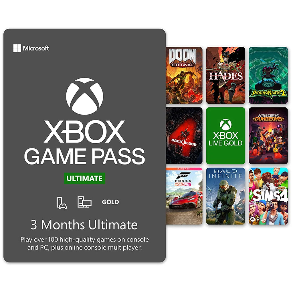 Xbox Series X Console Bundle with Two Wireless Controllers and Game Pass Ultimate a7k