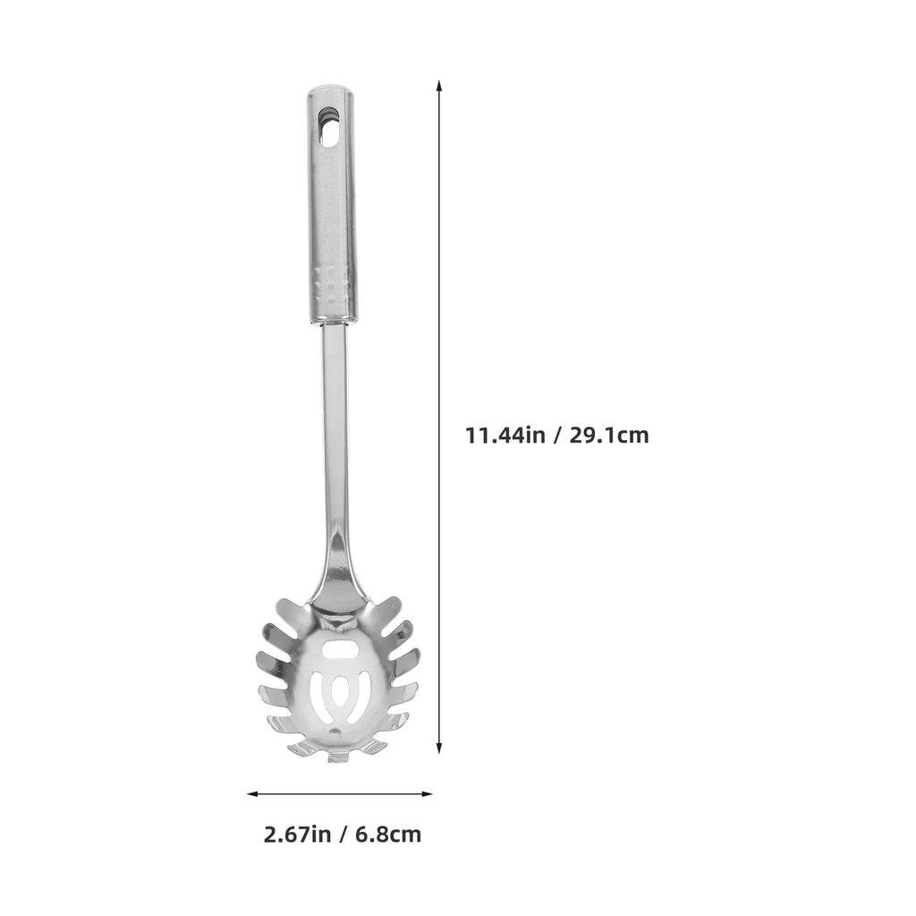 Stainless Steel Pasta Server with Spaghetti Spoon Noodle Claw a7