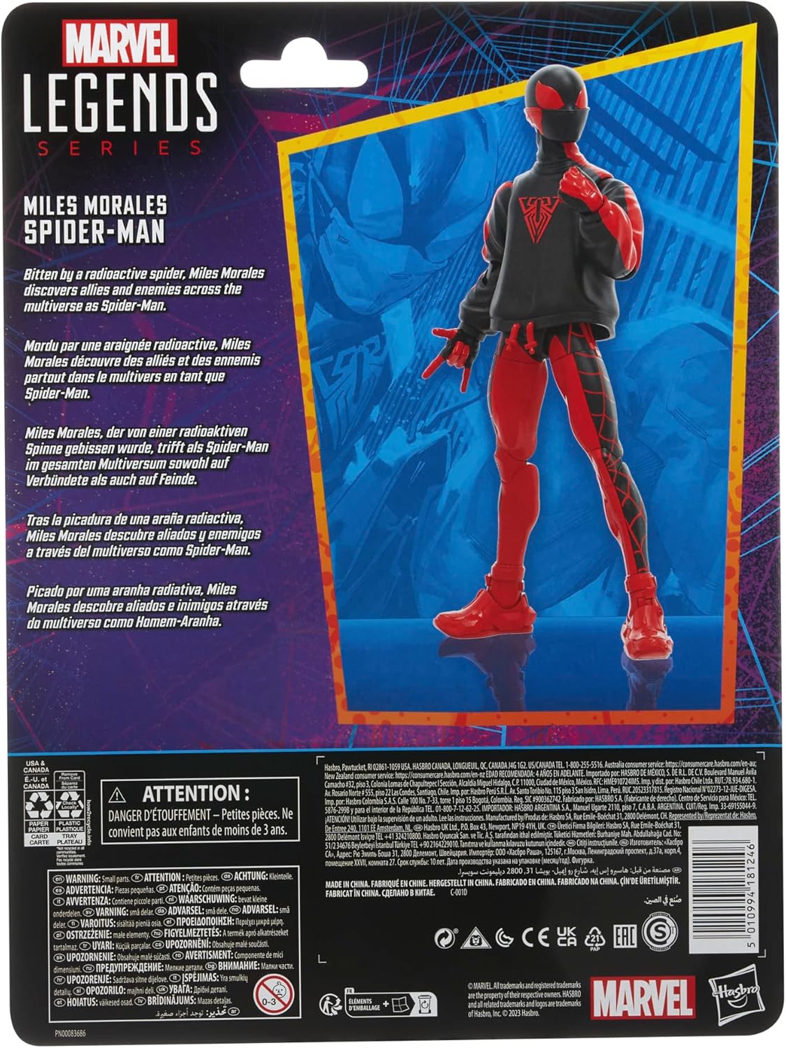 Spider-Man 6-Inch Action Figure with 2 Accessories k7m