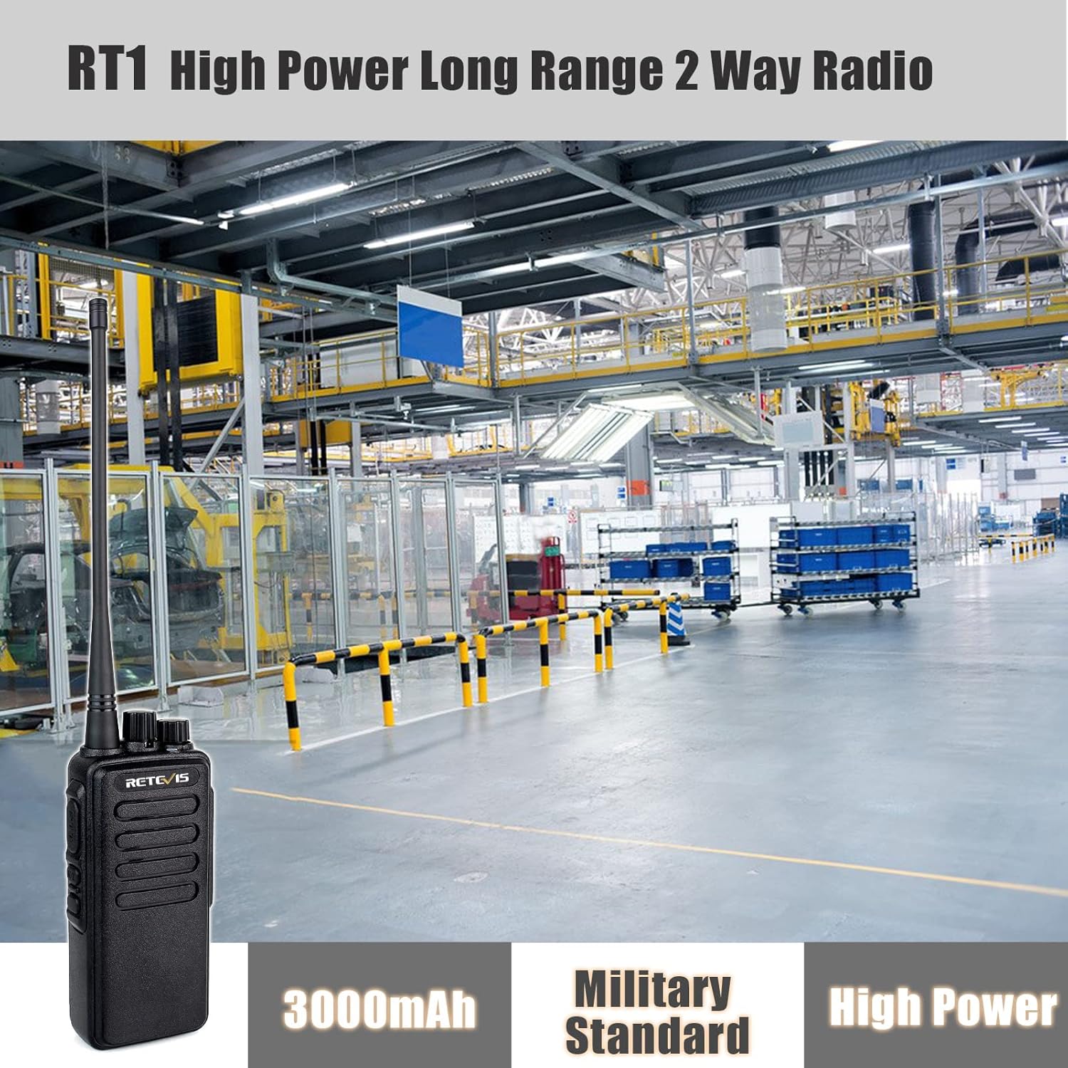 Walkie Talkies Long Range Heavy Duty 4 Pack k7m