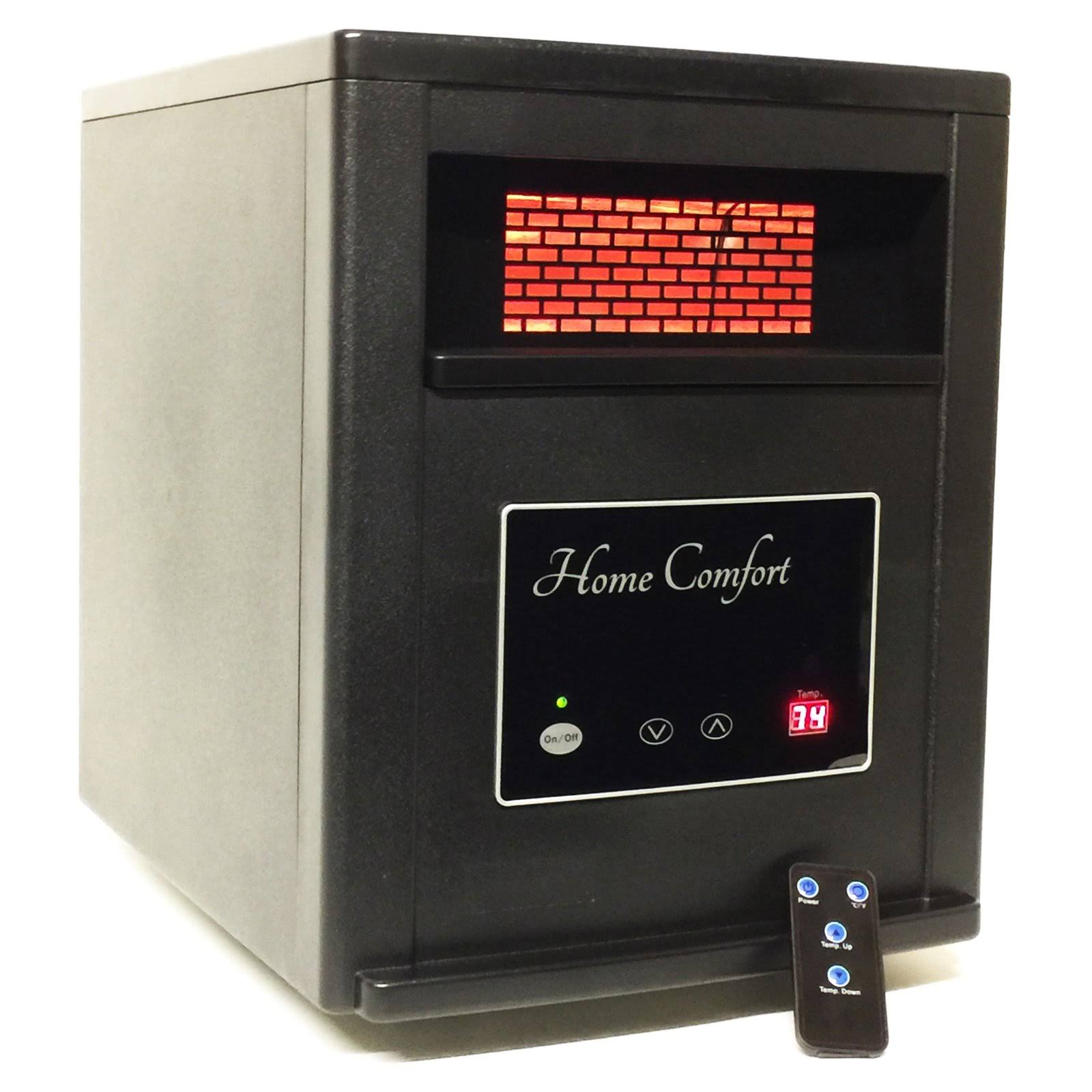 Home Comfort Portable 1500 Watt Electric Infrared Cabinet Heater