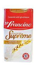 Francine Farine de ble Supreme - French T45 Supreme Wheat Flour 1kg