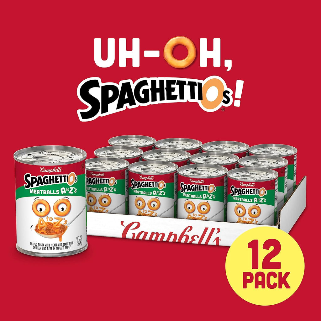 Canned Pasta with Meatballs 15.6 oz Pack of 12 k7