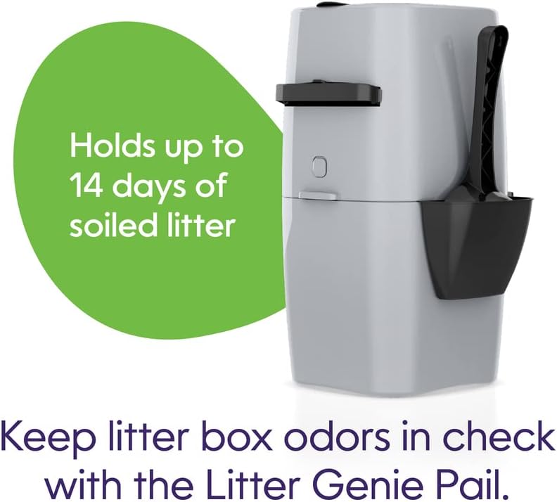 Cat Litter Box Waste Disposal System with Odor Control Refill Bag a7