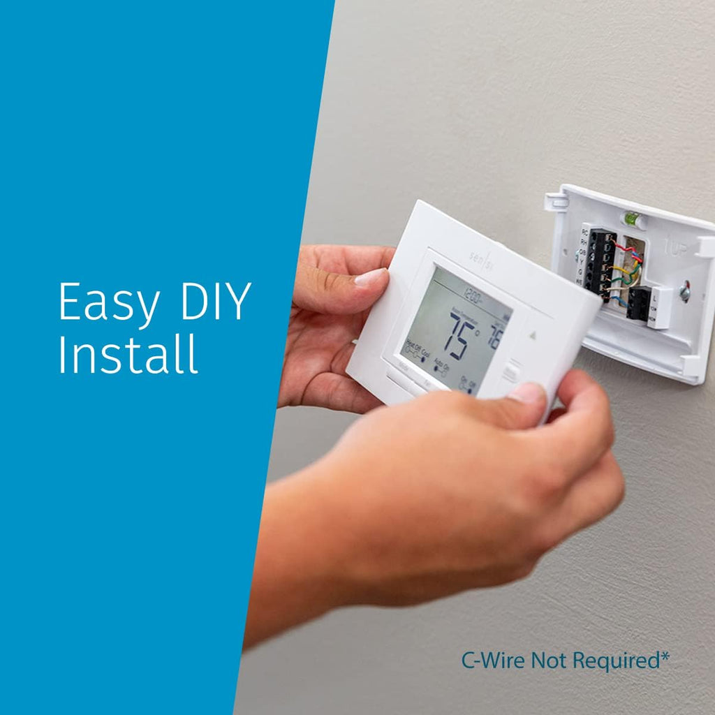 Smart Wi-Fi Thermostat for Smart Home, DIY, Works with Alexa, Energy Star Certified, 2-Pack q7k