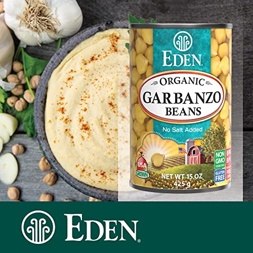 Organic Garbanzo Beans 15 oz No Salt Non-GMO Chickpeas k7