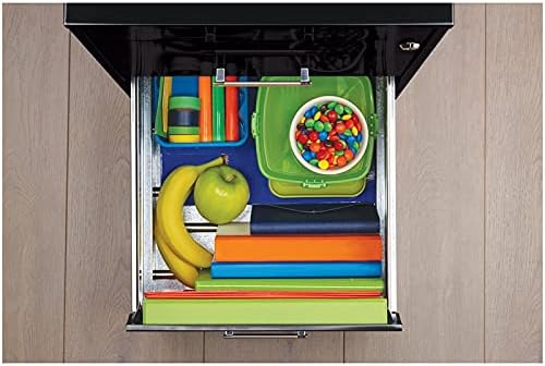 Metal Organizer Pencil Drawer Vertical File Cabinet 18in Black k7