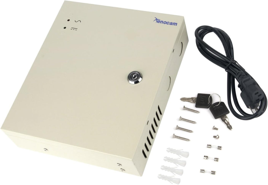 8 Channel 12V DC 5A Power Supply Box for CCTV DVR Security System k7m