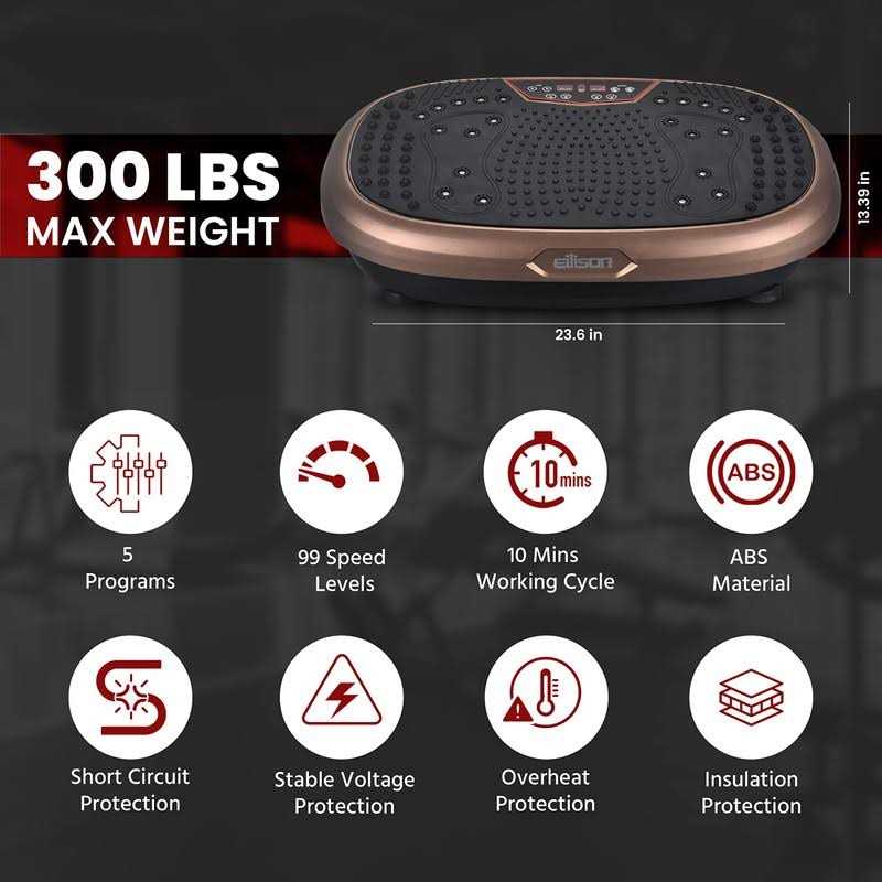 Vibration Plate Exercise Machine Platform 7k