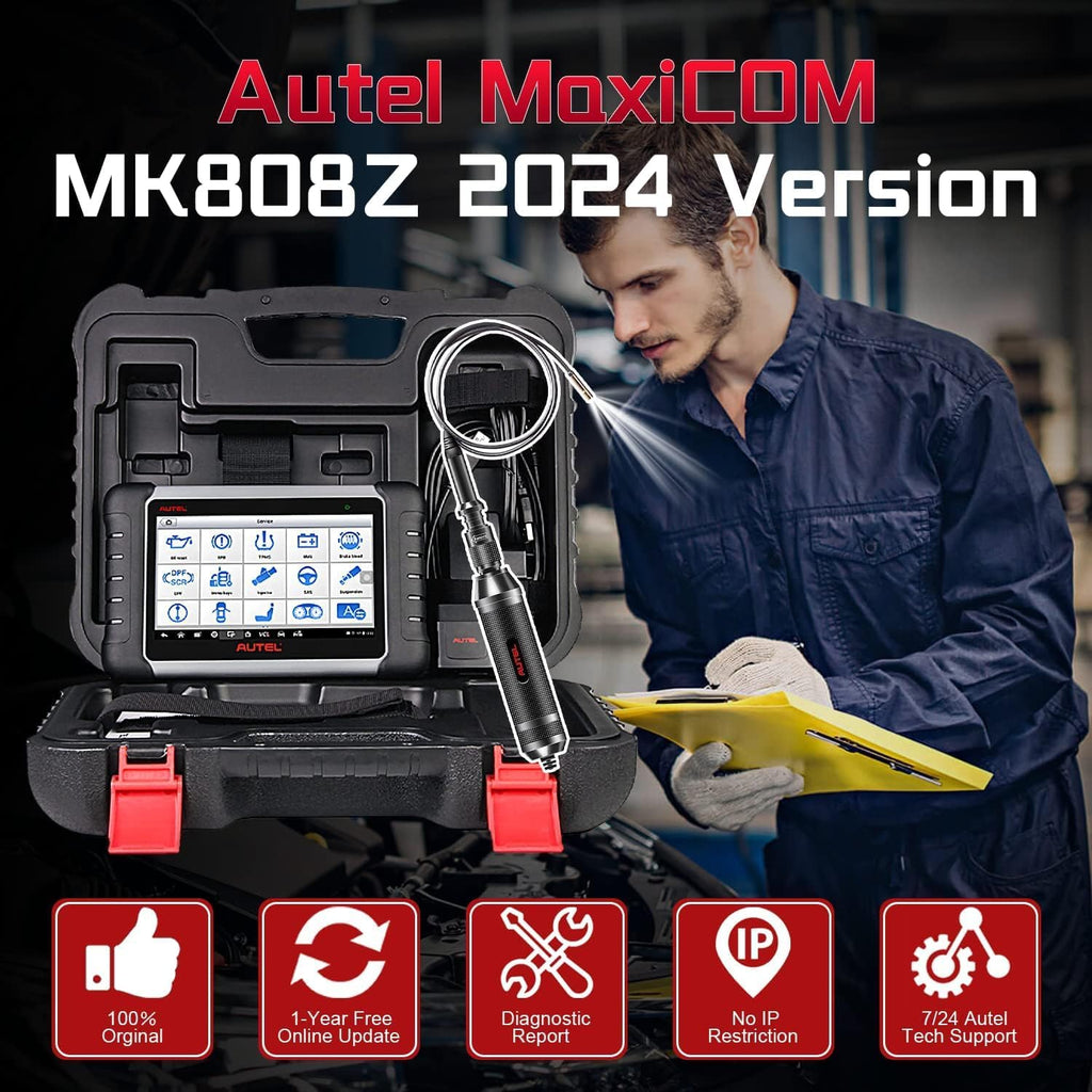 Autel MaxiCOM MK808Z OBD2 Bidirectional Scan Tool 28+ Service A7