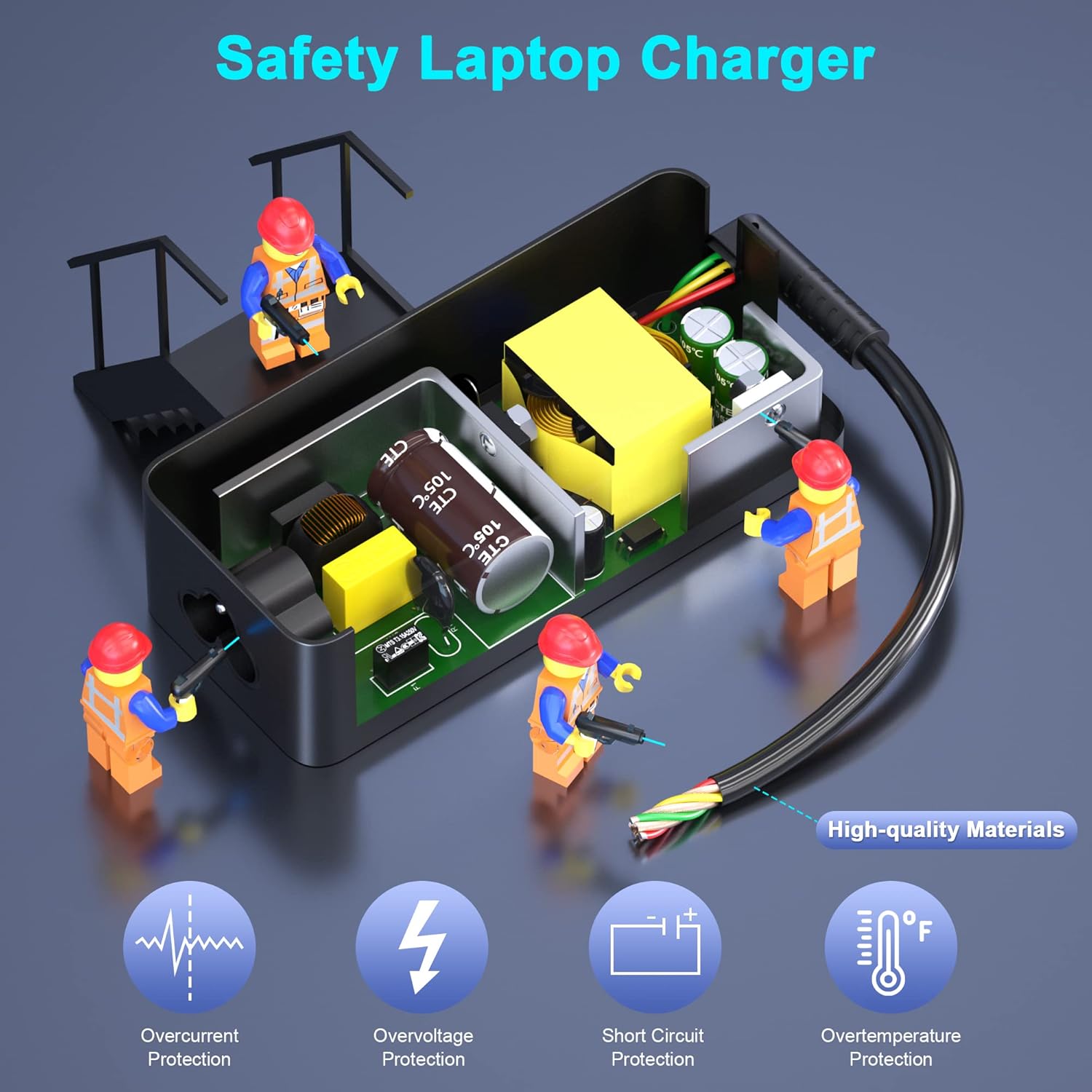 Laptop Charger 65W USB C Power Adapter k7