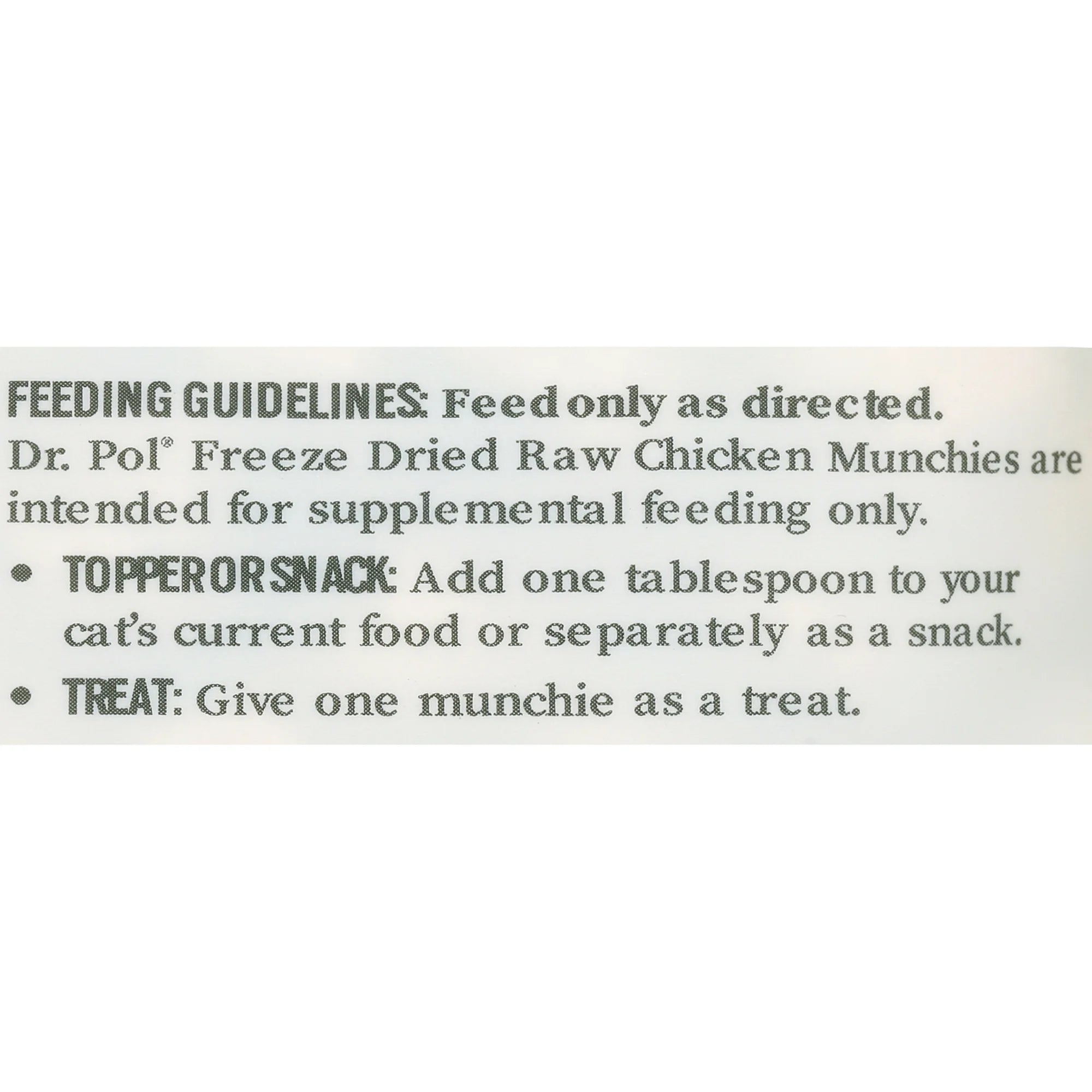 Freeze Dried Chicken Cat Treat Meal Topper k7x