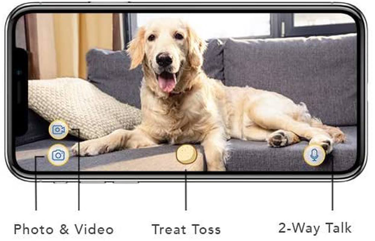 Dog Camera Full HD WiFi 2-Way Audio7k