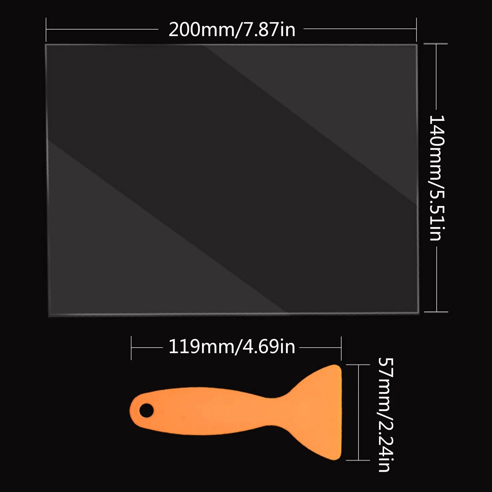 FEP Film 140 x 200 mm 0.15 mm for UV DLP 3D Printers a7