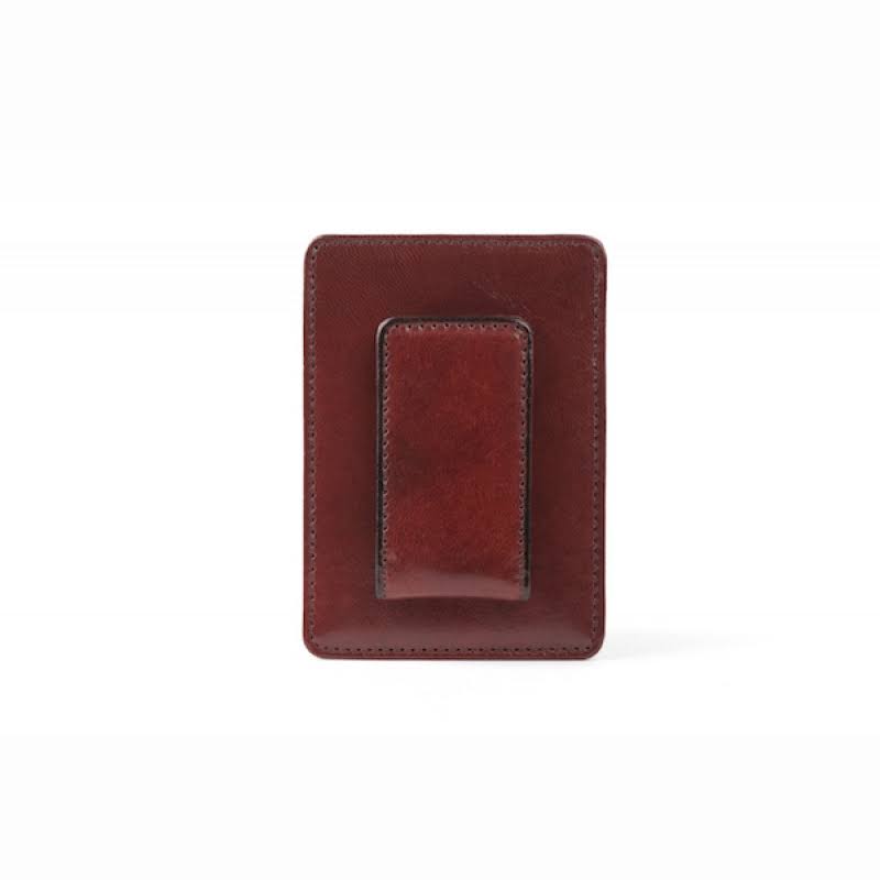 Leather Front Pocket Wallet Cognac k7
