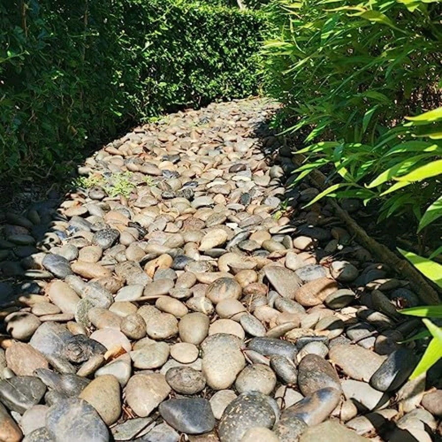 Natural River Rocks 3-4 Inch Pebbles for Garden Landscape k7