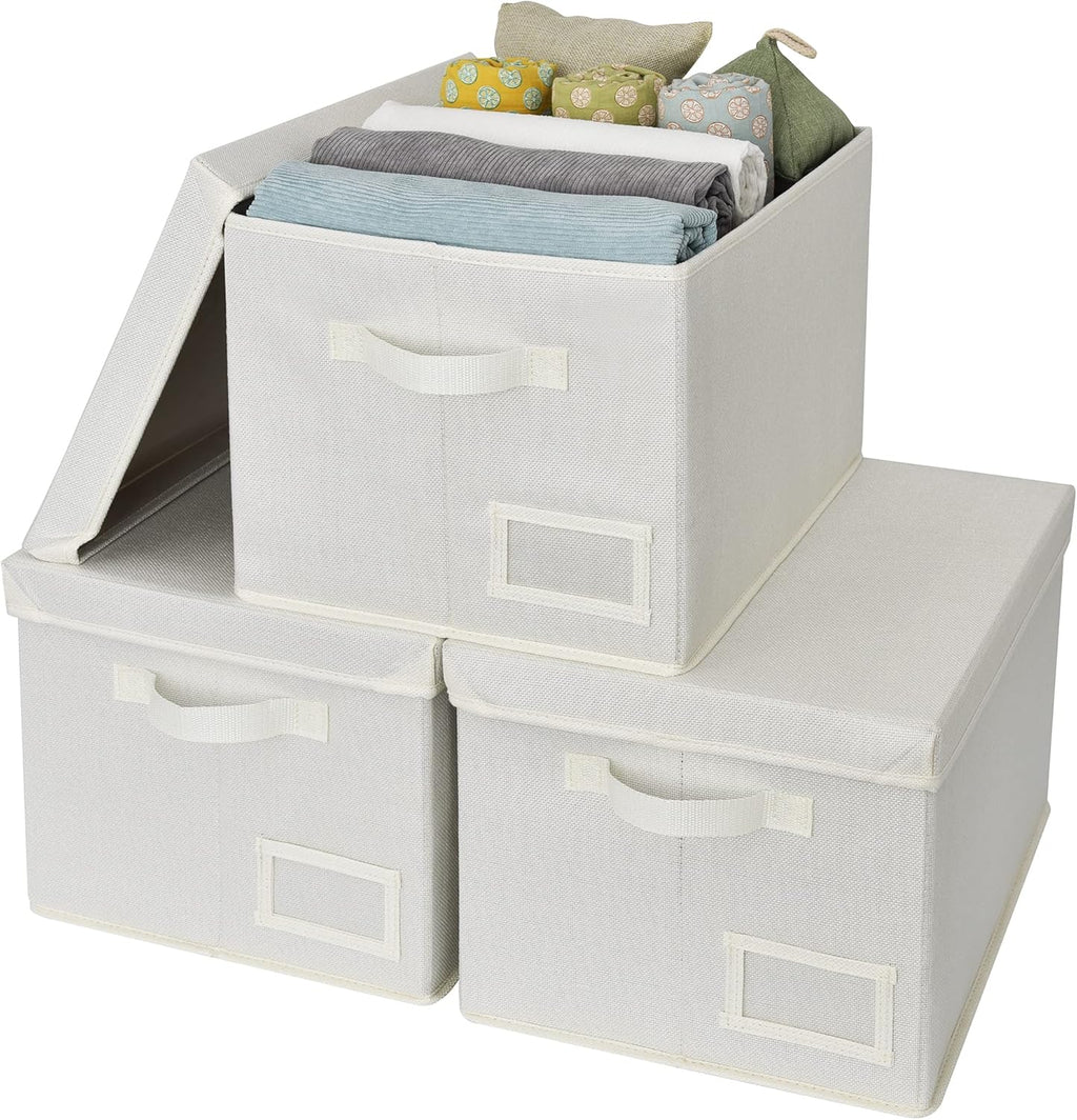 Cloth Storage Bins with Hanging Closet Organizer q7