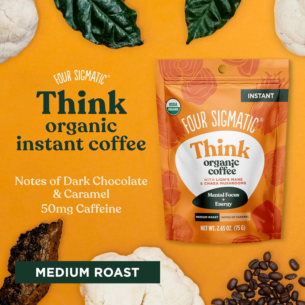 Organic Mushroom Coffee Instant Mix with Lion's Mane and Chaga q7