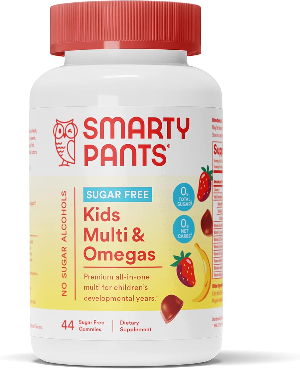 Sugar Free Kids Multivitamin Gummies with Omega 3 and Fiber a7