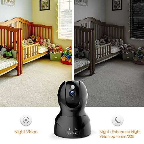 Security Camera 1080p WiFi Pet Camera Indoor Pan Tilt Zoom a7