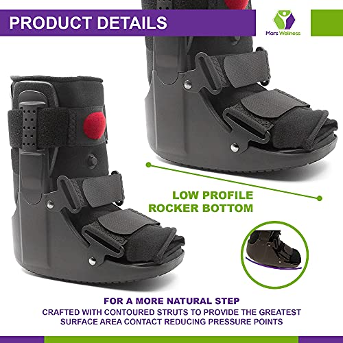 Short Air Cam Walker Boot for Fracture Ankle Foot Support S7