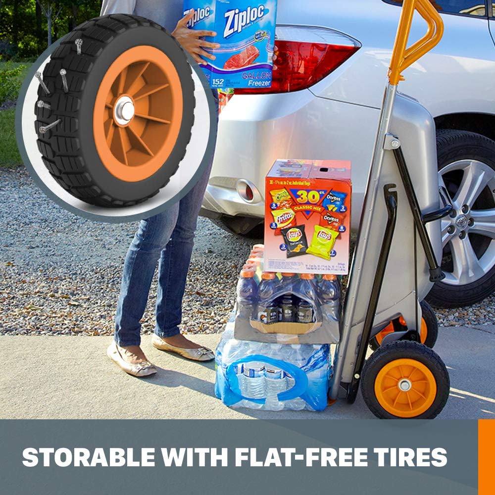 Yard Cart with Firewood Carrier 8-in-1 a7