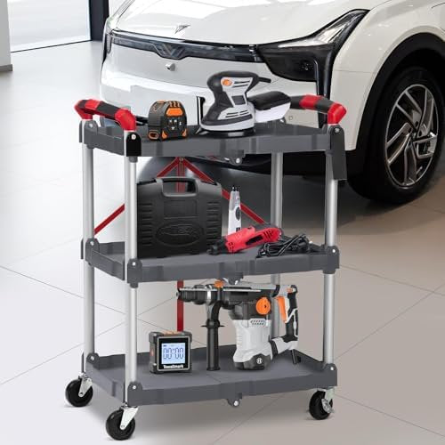 Foldable Utility Cart with Wheels a7
