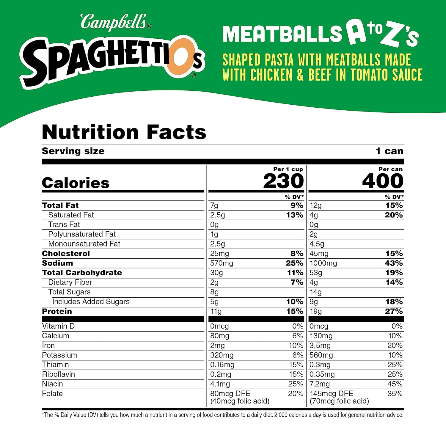 Canned Pasta with Meatballs 15.6 oz Pack of 12 k7