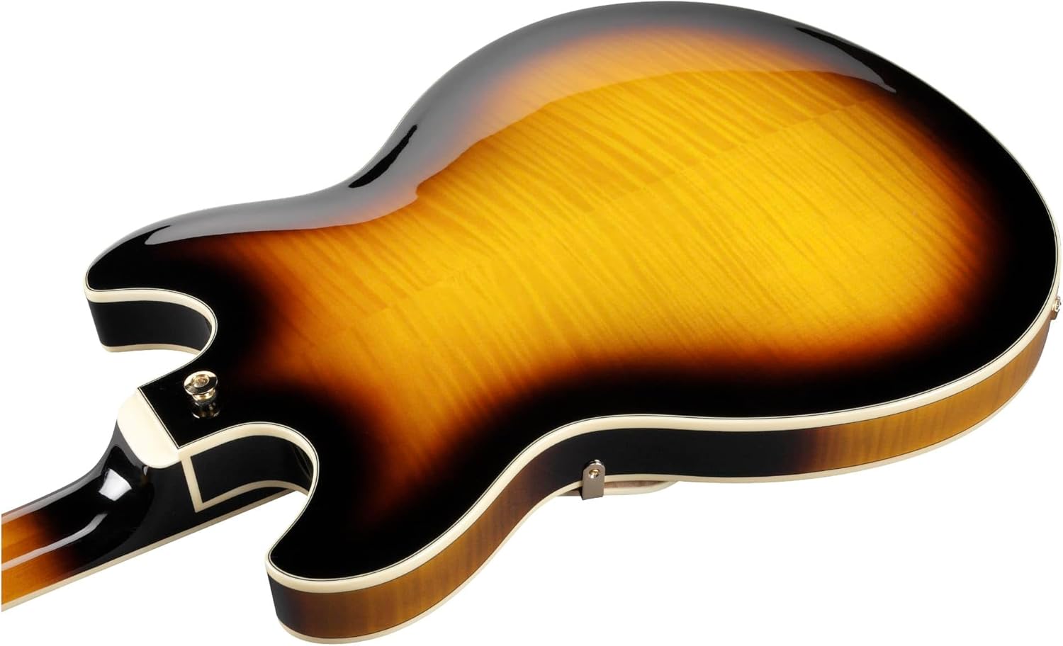 Semi-Hollow Electric Guitar Sunburst k7m