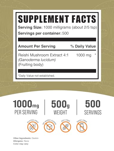 Reishi Mushroom Extract Powder 500g k7