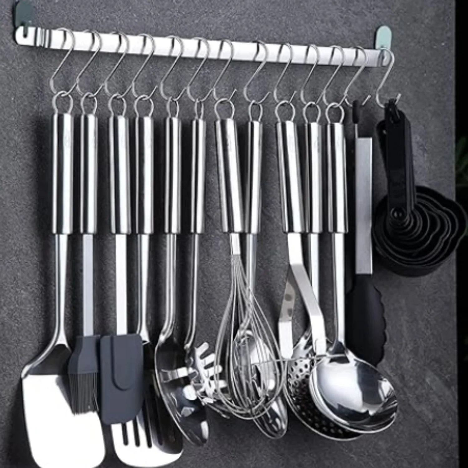 Stainless Steel Kitchen Utensils Set 38 Piece q7K