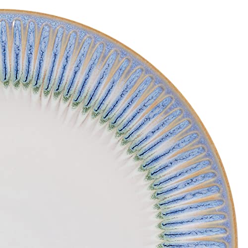 Blue 12 Piece Dinnerware Set Service For 4 k7