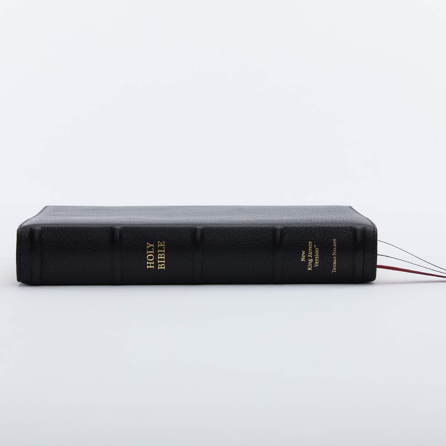 Reference Bible, Goatskin Leather, Black, Red Letter, Comfort Print a7
