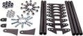 Waverspeed Parallel 4-Link Suspension Kit, Universal 5 Bars Classic Car Rat Rod Mounts with Weld-On 4-Link 1.25" x 24" Bars