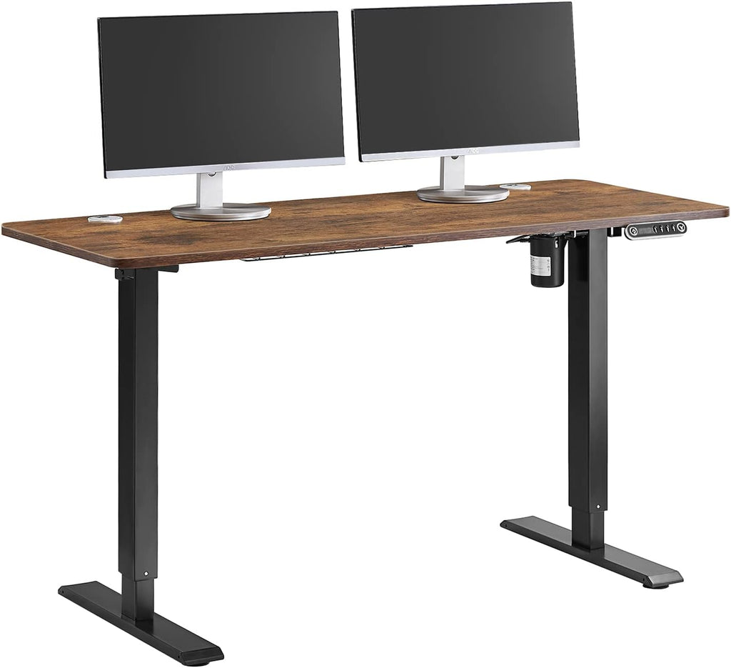 Electric Standing Desk 48 x 24 Inches with Memory Controller Black a7