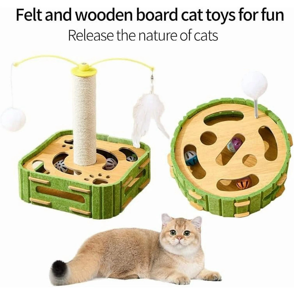 Cat Nail File Scratcher Box Toy for Indoor Cats a7
