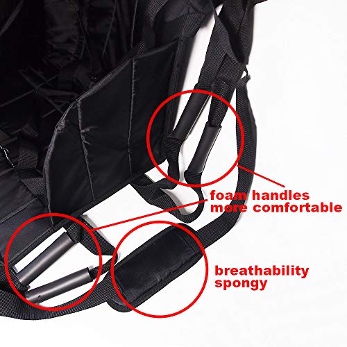 Padded Patient Transfer Belt Sliding Sling for Wheelchair Seniors k7