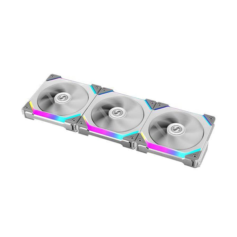 Lian Li UNI FAN SL120 - Case fan - 120 mm - white (pack of 3)