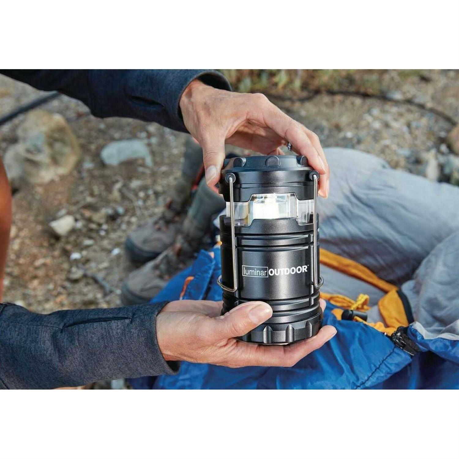 Outdoor Compact Pop-Up Lantern 250 Lumen LED Wide Area Light k7p
