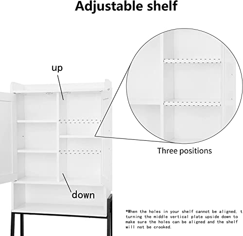 Over The Toilet Storage Cabinet Wooden Organizer Shelf 7k