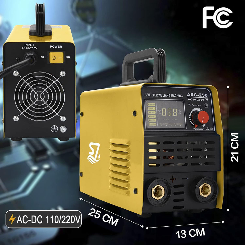 Welder 250A ARC Inverter IGBT Digital Display with Accessories k7p