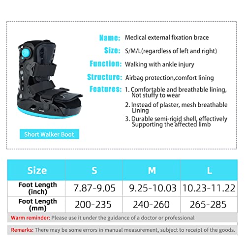 Inflatable Walker Boot for Fracture and Sprain m7k