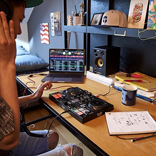 DJ Controller for Learning to Mix with Software and Tutorials Black k7