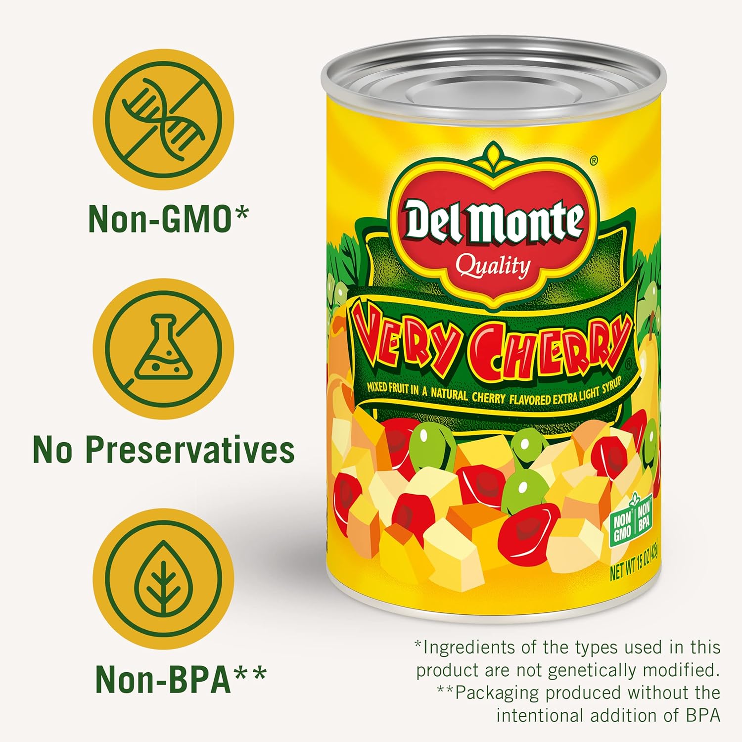 Cherry Mixed Fruit in Light Syrup Canned 12 Pack 15 oz a7