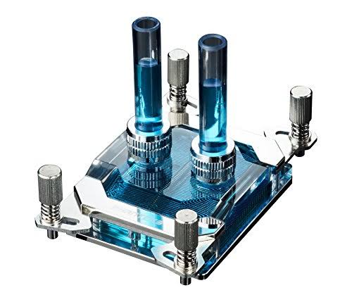 CPU Water Block Acrylic RGB LED Chrome k7x