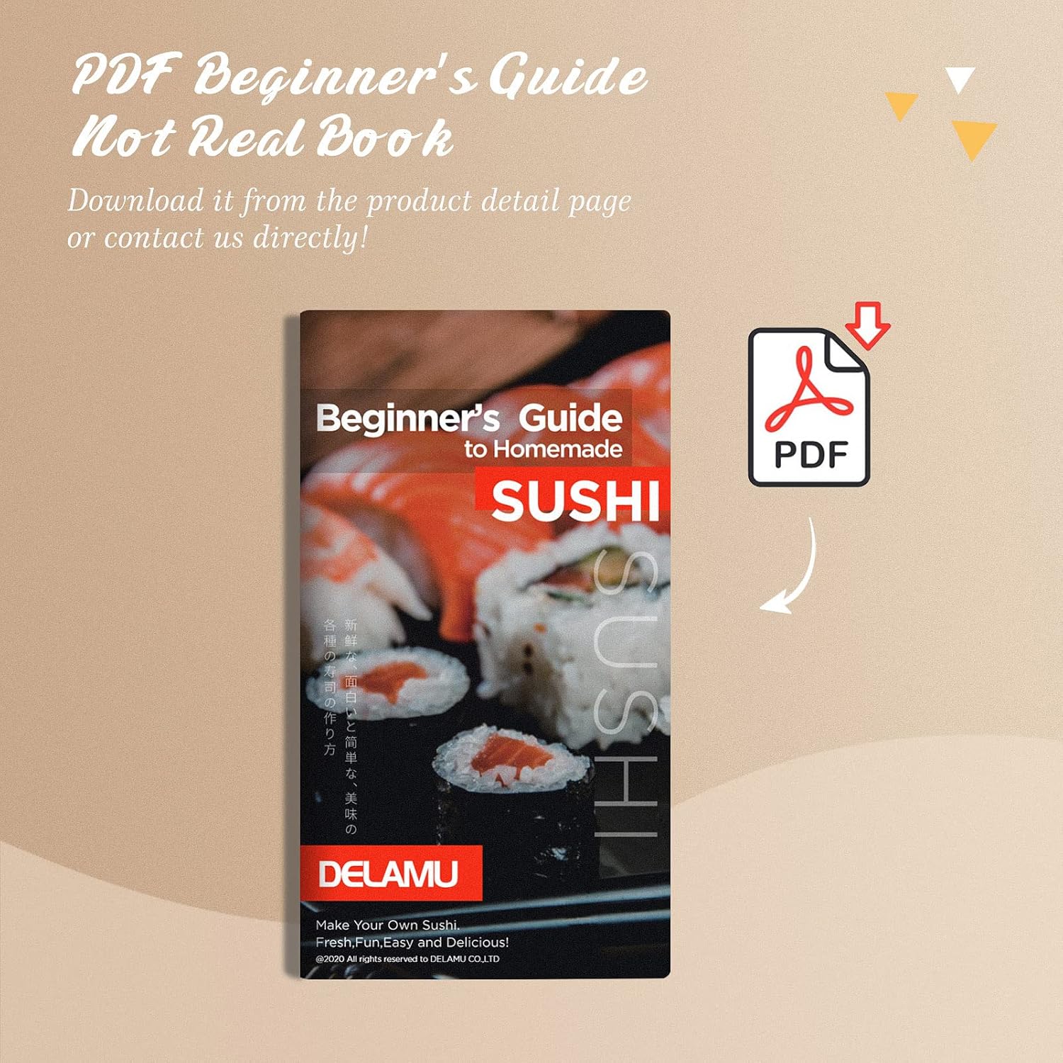 Sushi Making Kit with Bamboo Mat and Chopsticks a7