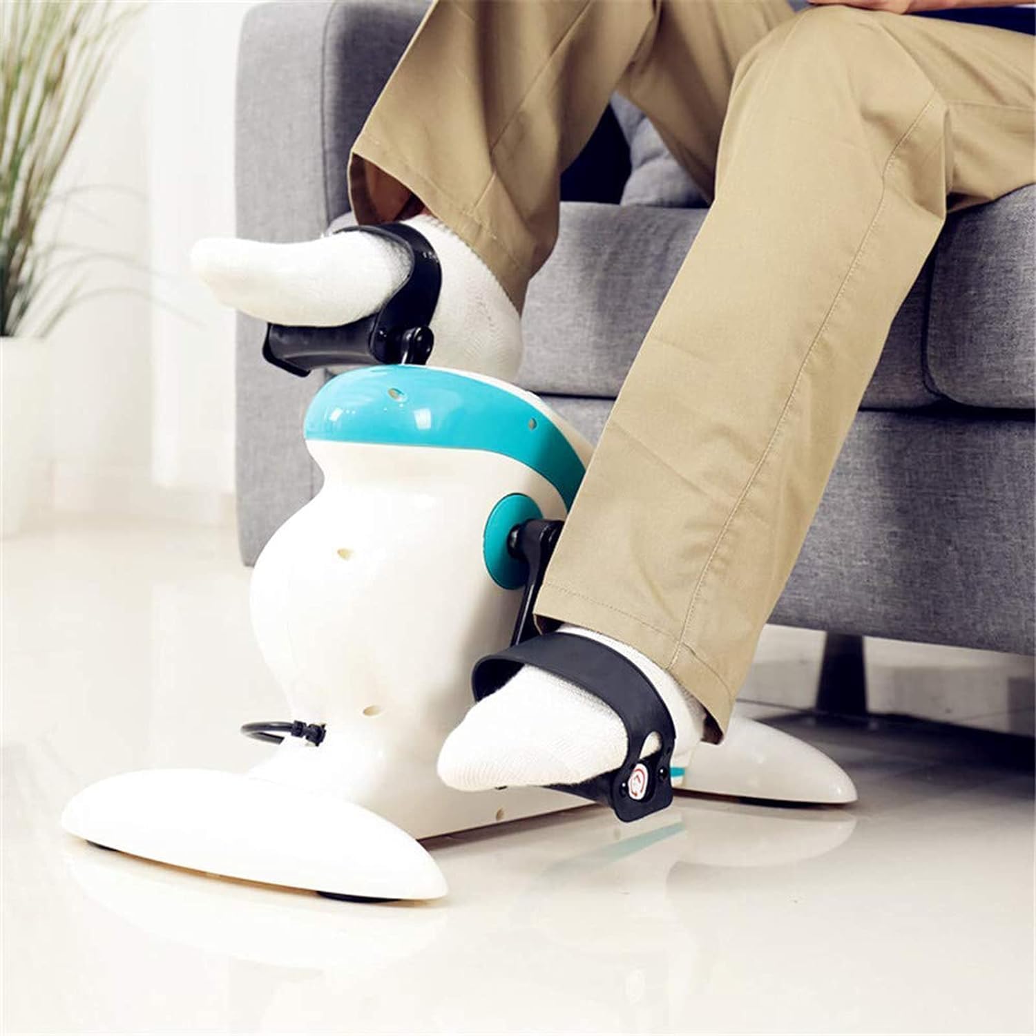 Pedal Exerciser with LCD Display, Portable Mini Exercise Bike k7q